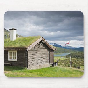 Sodtak loggar kabinen i norgemousepad musmatta