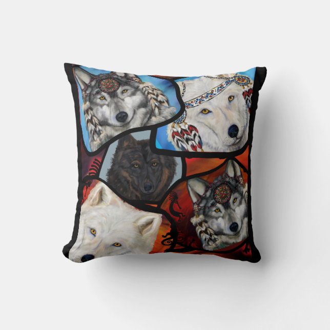 SÖDVÄSTLIG KONST KUDDE (Framsida)