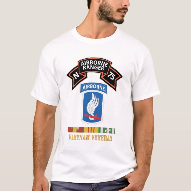 SOF - N Company Rulla - 173 rd Airborne Bde - Viet T Shirt (Framsida)
