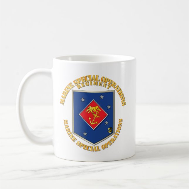 SOF - USMC Marine Special Operations Reg Kaffemugg (Vänster)