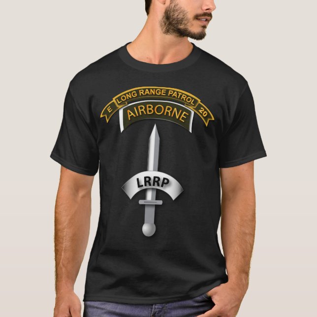 SOF - Vietnam - Co E 20:e Inf LRRP - Dåligt T Shirt (Framsida)