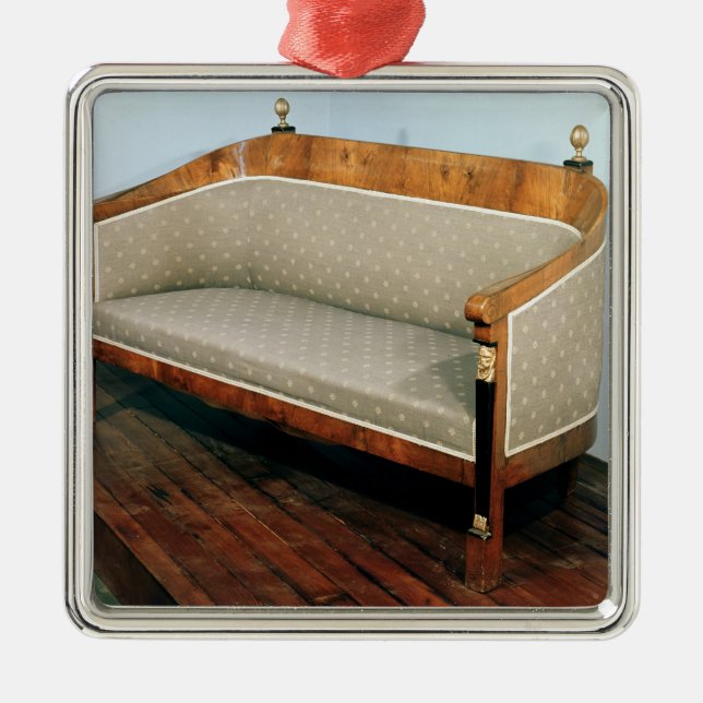 Soffa Biedermeier stil, c.1820 Julgransprydnad Metall (Framsidan)