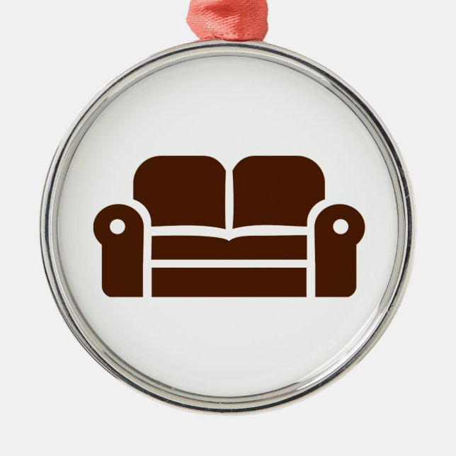 Soffa Julgransprydnad Metall (Framsidan)