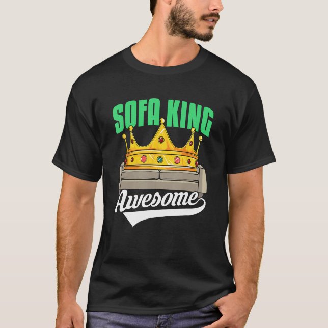 SOFFA KUNG Fantastisk Coola  Rad FUNNY SOFFA KUNG T Shirt (Framsida)