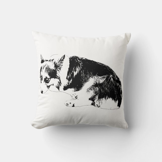 Soffa Kurva, Skal Corgi Kudde (Framsida)