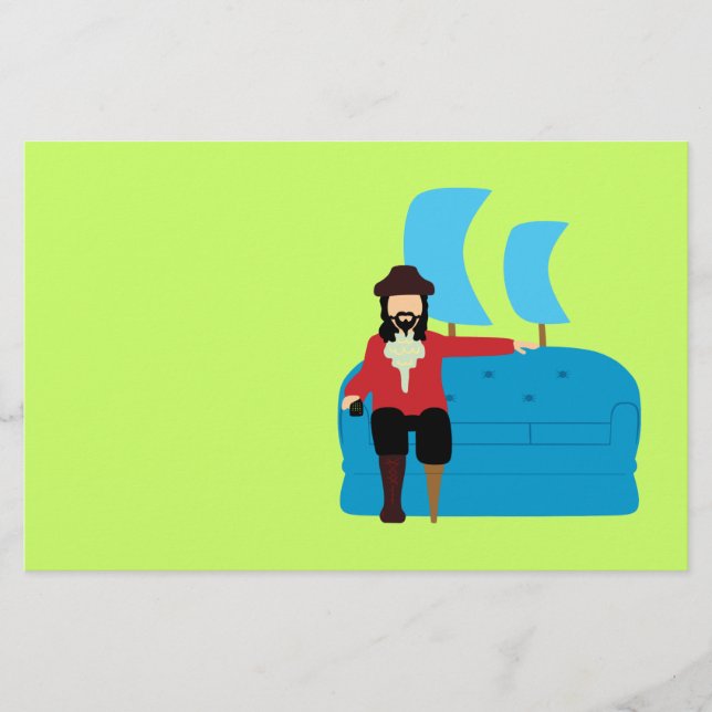 Soffa Pirat Brevpapper (Framsida)