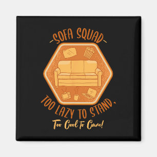 Soffa Squad Soffsurfing Latarexistens Sömnig Lat p Magnet