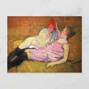 Soffan av Toulouse-Lautrec Vykort
