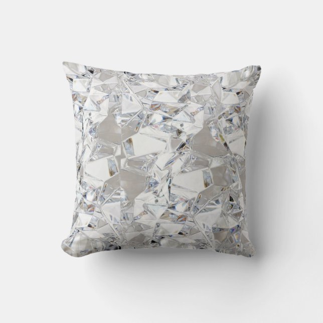 Soffan för kast för Crystal Glitz för diamantis Kudde (Framsida)