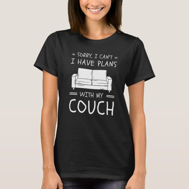 Soffcitat Soffpotatis Vardagsrum T Shirt (Framsida)