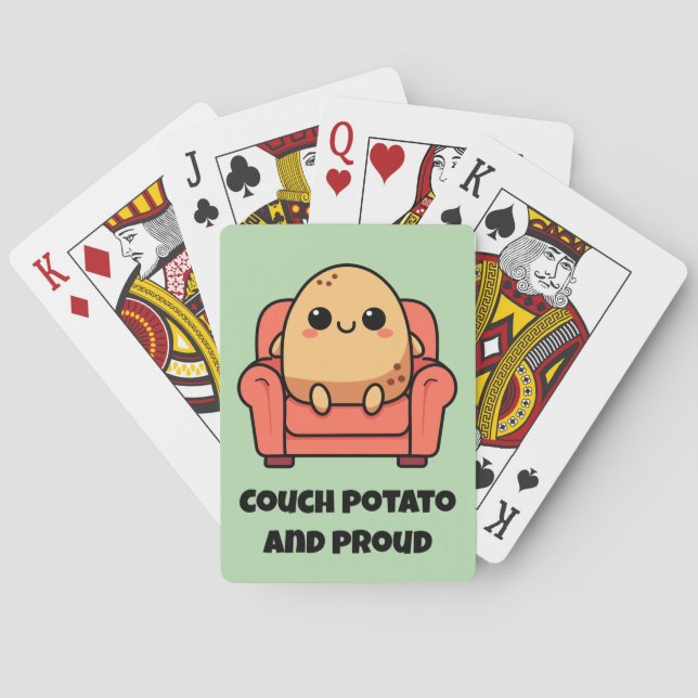 Soffpotatis Och Stolt Casinokort (Baksidan)