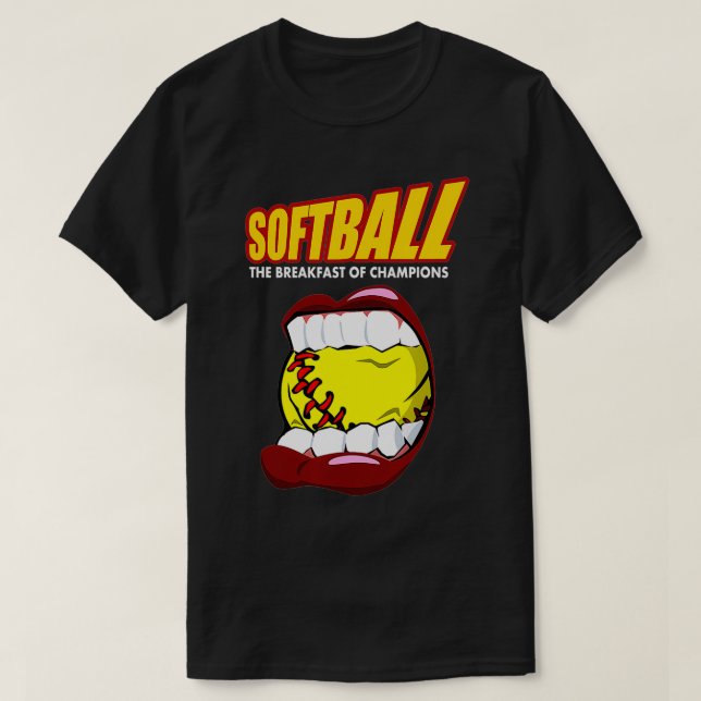 Sofi Softball Breakfast från Champions T Shirt (Design framsida)