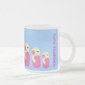 Sofia Babushka frostad Glass mugg