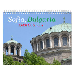 Sofia Bulgaria 2026 Calendar Kalender