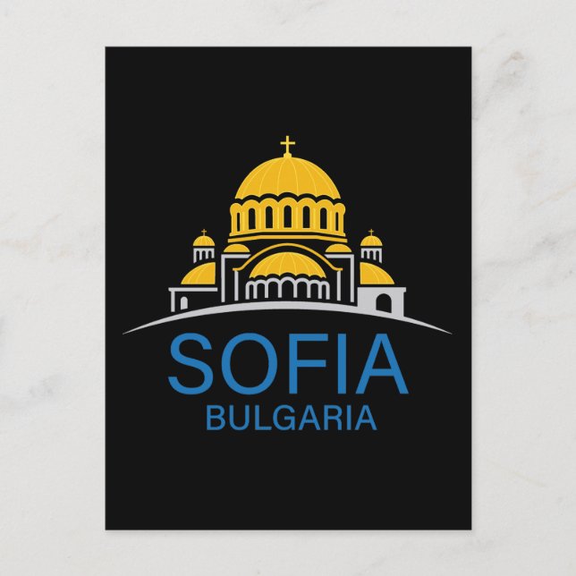 Sofia Bulgaria European Union Vykort (Framsida)
