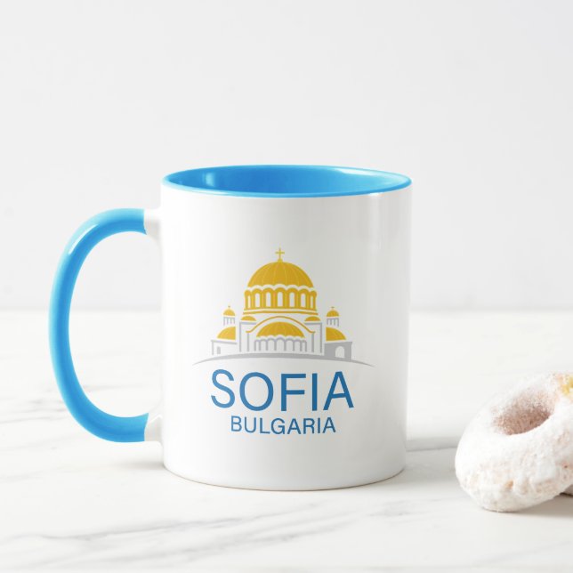 Sofia Bulgarien Europeiska unionen Mugg (Med munk)
