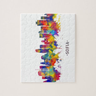 Sofia Bulgarien Skyline Pussel