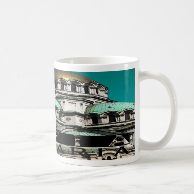 Sofia Bulgarien Souvenir Kaffemugg (Höger)