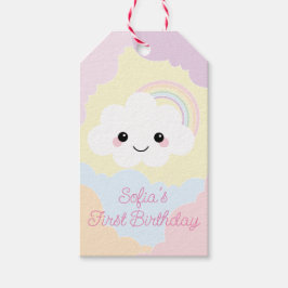 Sofia Cloud Birthday Tack Favor Presentetikett