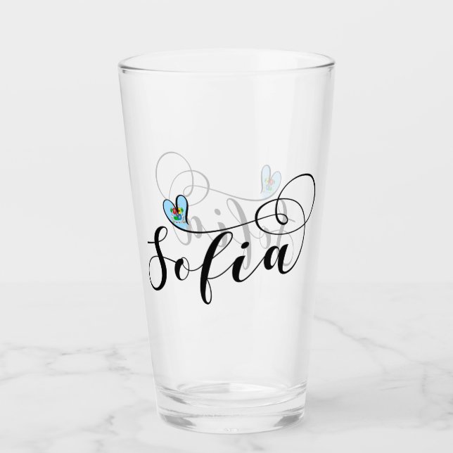 Sofia Flagga, I Heart Sofia, Bulgarien Glaskopp (Framsida)