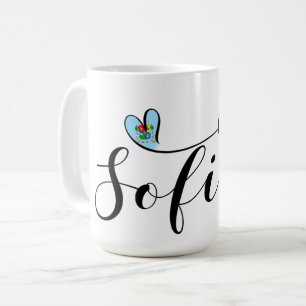Sofia Flagga, I Heart Sofia, Bulgarien Kaffemugg
