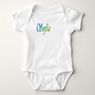 Sofia Hennes Namn I Färg, T Shirt