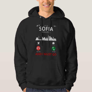 Sofia kallar Bulgarien Souvenir Hoodie