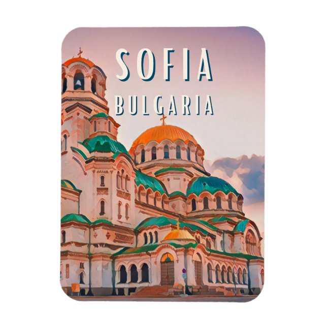 Sofia, la ville des Constes Bulgare Magnet (Vertikal)