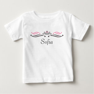 Sofia Princess/Beauty Skönhetstävling Tiara T-Shir Tee Shirt