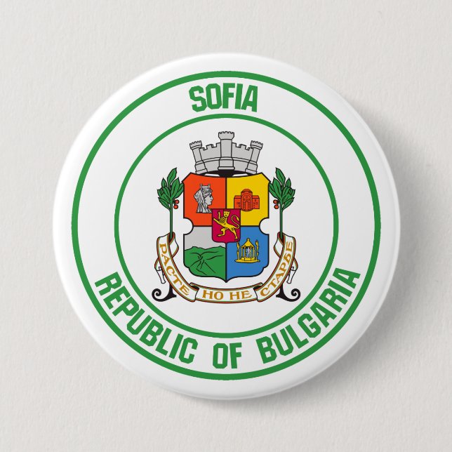 Sofia Round Emblem Knapp (Framsida)