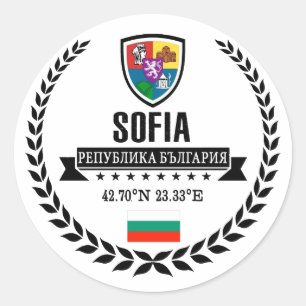 Sofia Runt Klistermärke