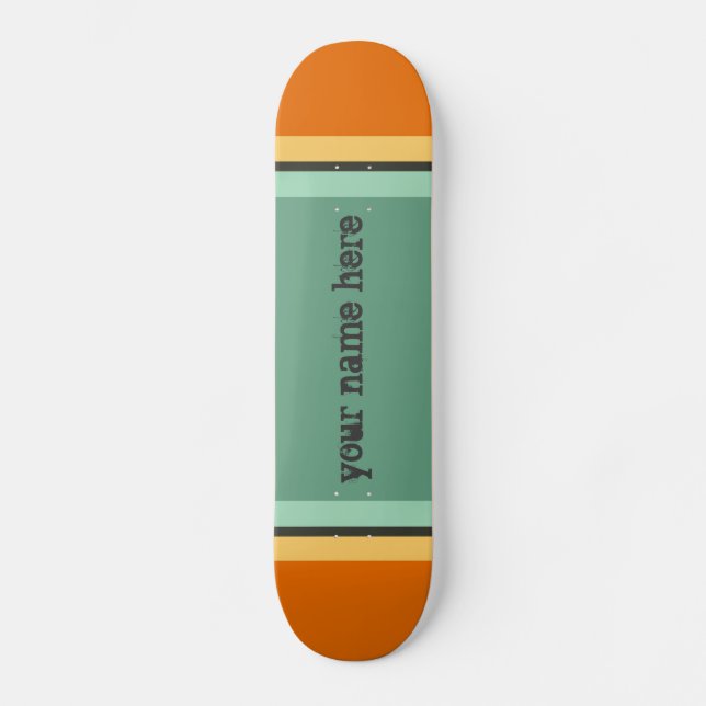 Sofia till Varna Old School Skateboard Bräda 18 Cm (Framsida)