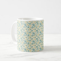 Sofistikerad 1940-tals dammig teal och senapsblomm