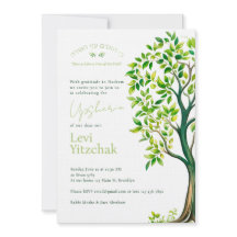 Sofistikerad akvarellträd Upsherin Upshernish