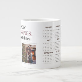 Sofistikerad Anpassningsbar 2025 Calendar Photo Co Jumbo Mugg