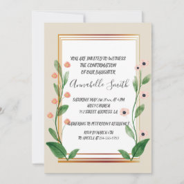 Sofistikerad BEKRÄFTELSE FÖR Klassisk och Elegant Inbjudningar