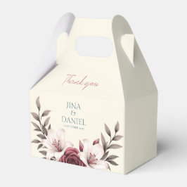 Sofistikerad Blommig Mikrobröllopssvit Presentaskar