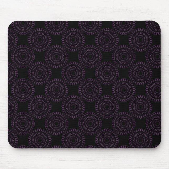 Sofistikerad Chic Mousepad, Lila Musmatta (Framsidan)
