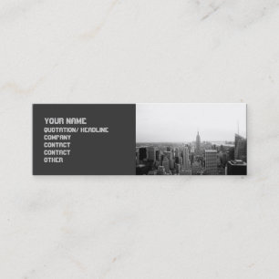Sofistikerad edgy Cityscape Mini Visitkort