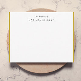 sofistikerad Elegant från Guld från skrivbordet Anteckningskort