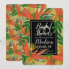 Sofistikerad fågel av Möhippan Paradise Foil Inbjudningar