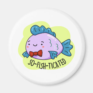 Sofistikerad fiskpun magnet