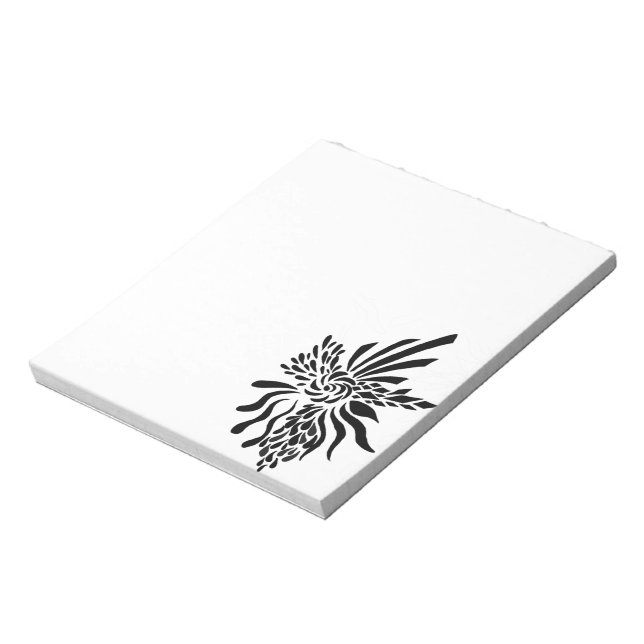Sofistikerad Fleur Anteckningsblock (Roterad)