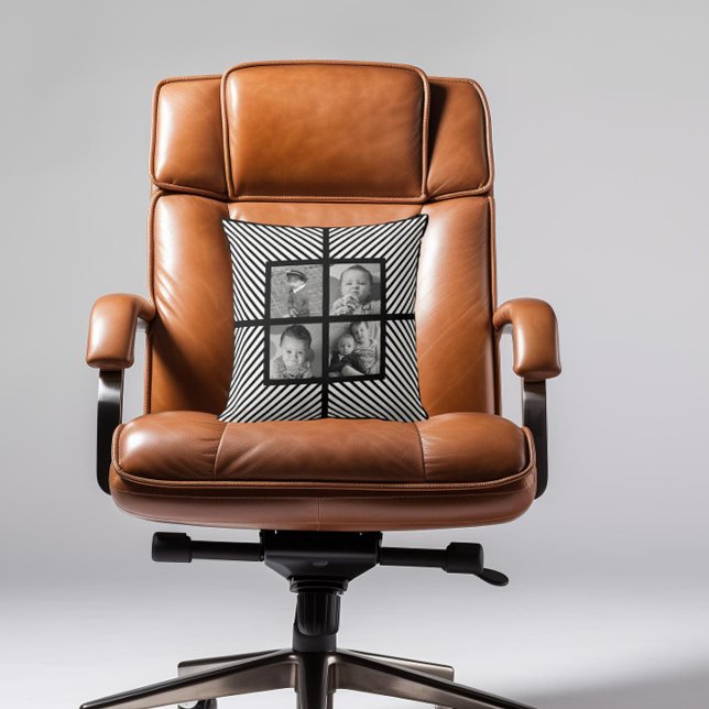 Sofistikerad fotokollage Mors dag Kudde (Skapare uppladdad)