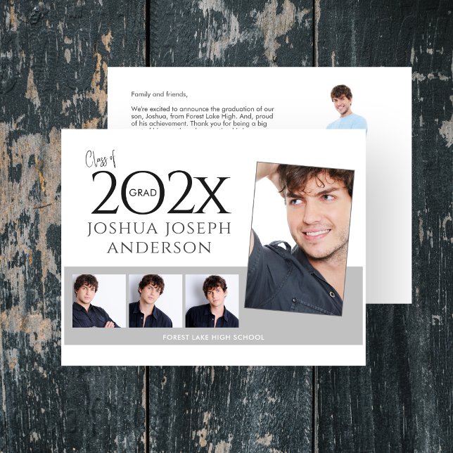 Sofistikerad fotosamling i Studenten Anteckningskort (Skapare uppladdad)