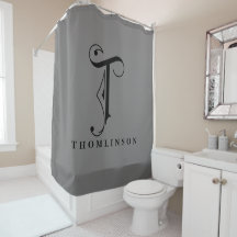 Sofistikerad Grå med Elegant T Monogram Anpassning