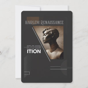 Sofistikerad Harlem Renaissance-utställning Inbjudningar