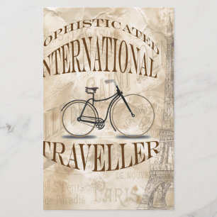 Sofistikerad internationell handelsresande brevpapper