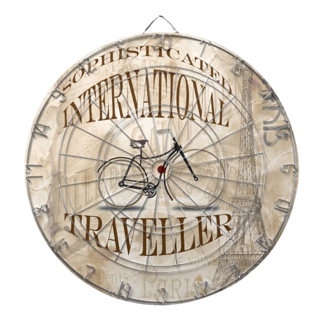 Sofistikerad Internationell-resenär Piltavla (Framsidan)