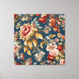 Sofistikerad italiensk vacker Blommigt Canvastryck